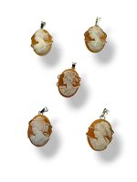 Anhänger Mandile 1922 Dame Cammei  in Silber Conchiglia 2MCICM81 - 2MCICM81